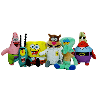 Набір м'яких іграшок Star Toys «Спанч Боб і друзі» - 6 персонажів 6756576-69-1, фото 3