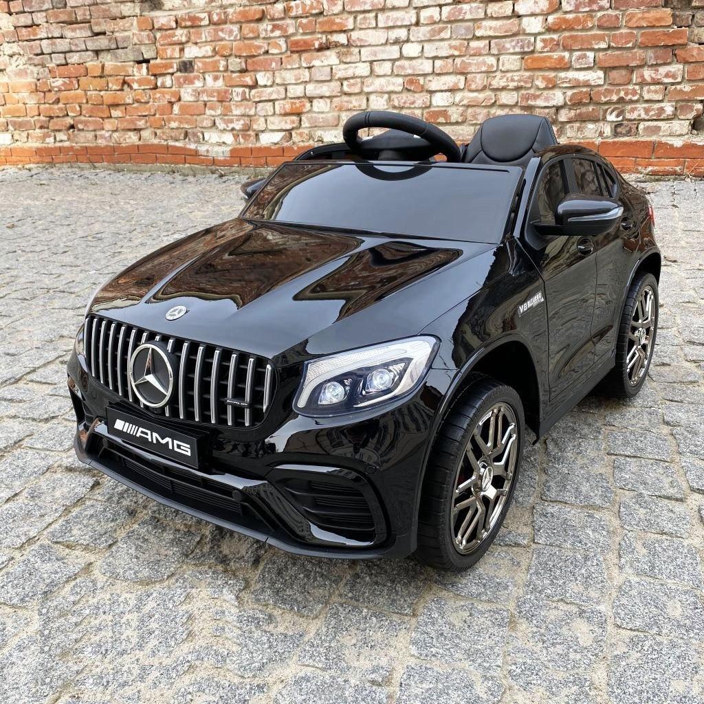 Дитячий електромобіль на акумуляторі Mercedes M 4140 на радіокеруванні для дітей 3-8 років чорний