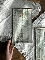 Тарілка для подачі Прямокутна Milk Stone