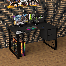 Ігровий стіл Лофт для геймерів із металу і ЛДСП Rasin LOFT-19 ZEUS-Game