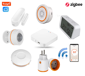 Набір датчиків для розумного дому 1DAL Standart+ | Комплект ZigBee датчиків SensorKit ZB4 | APP "Tuya Smart"