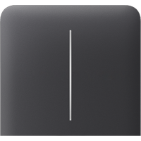 SideButton (2-gang) vertical graphite Бічна кнопка для двоклавішного вимикача Ajax