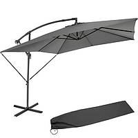 Квадратна консольна парасоля Apollon, світло-сірий колір