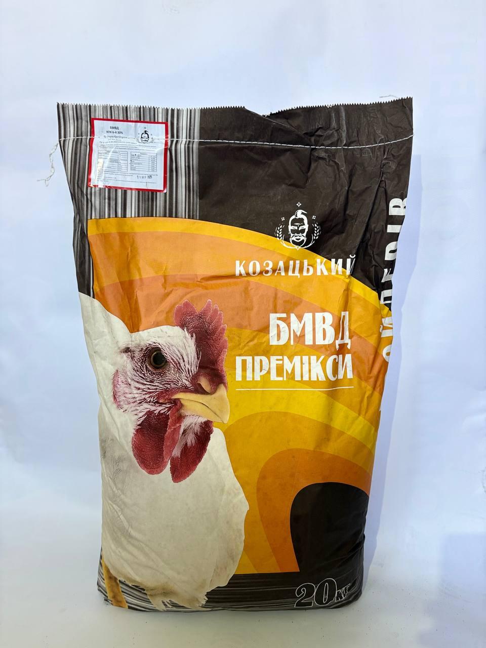 БМВД для бройлеров 30% КПК 6-4 22-42 дней ТМ "Козацький" - фото 1 - id-p2540759948