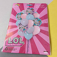 Набір ЛОЛ із 16 повітряних кульок для свята для фотозони