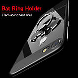 Кільце тримач для телефону Batman кажан чорний колір Попсокет на палець PopSocket, фото 5