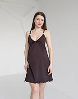 Сорочка з кліпсами для годування DARK CHOCOLATE, фото 6