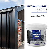 Поліуретанова фарба для даху MG 5500 г Коричнева plastall, фото 5