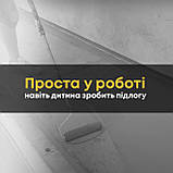 Епоксидна наливна підлога для складу та гаража до 15 кв 4.5 кг Чорна plastall, фото 9