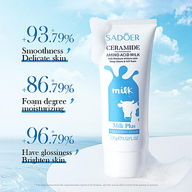 Пенка для умывания Sadoer Milk Ceramide, 100 г.