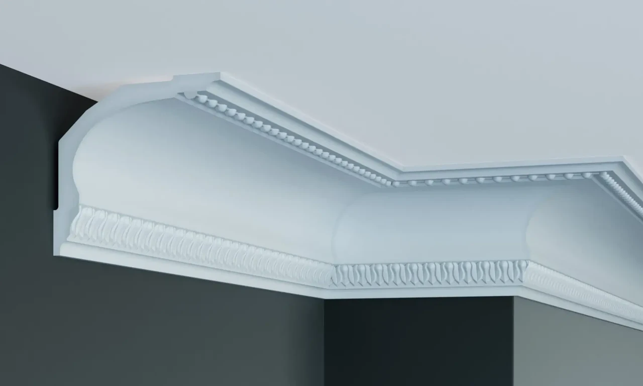 Карниз Поліуретановий З Орнаментом Gaudi Decor C 109