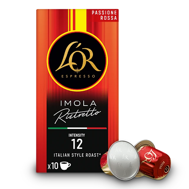 Кава мелена в капсулах L’OR Passione Rossa Imola Ristretto 10 капсул