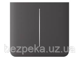 SideButton (2-gang) vertical grey Бічна кнопка для двоклавішного вимикача Ajax