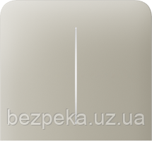 SideButton (2-gang) vertical ivory Бічна кнопка для двоклавішного вимикача Ajax
