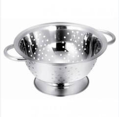 Друшляк Empire з двома вушками і підставкою d26 см нержавійка (5526 EM)