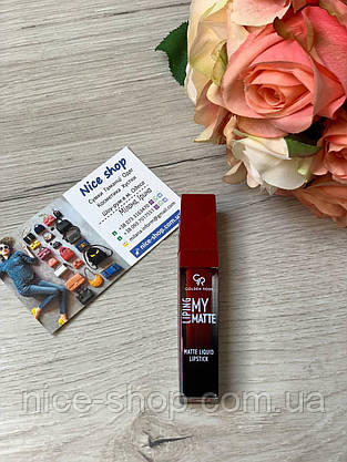 Рідка матова помада Golden Rose My Matte Lip Ink No 13, фото 2