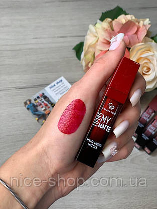 Рідка матова помада Golden Rose My Matte Lip Ink No 13, фото 3