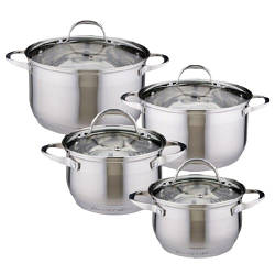 Набір посуду Kamille 8 предметів неіржавка сталь (4708S K)