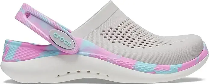 Crocs Kids’ LiteRide 360 Clog Pearl/Multi — Дитячі Сабо Крокс ЛайтРайд 360 Перлові/Мультиколірні — Оригінал, фото 1