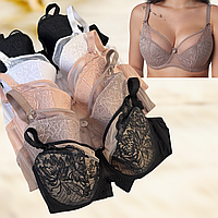 Бюстгальтер жіночий з мереживом і сіткою La Vivas  Чашка D