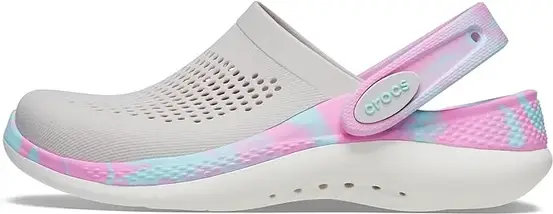 Crocs Kids’ LiteRide 360 Clog Pearl/Multi — Дитячі Сабо Крокс ЛайтРайд 360 Перлові/Мультиколірні — Оригінал, фото 6