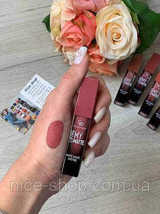 Рідка матова помада Golden Rose My Matte Lip Ink No 19, фото 3