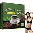 Зелена кава для схуднення 18 пакетиків, 180г. Розчинна зелена кава. Slim Green Coffe with Ganoderma, фото 9