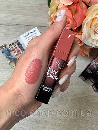 Рідка матова помада Golden Rose My Matte Lip Ink No 20, фото 4