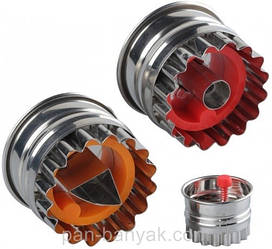 Форма-прес для печива Empire "асорті" 2 штуки метал (8908 EM)