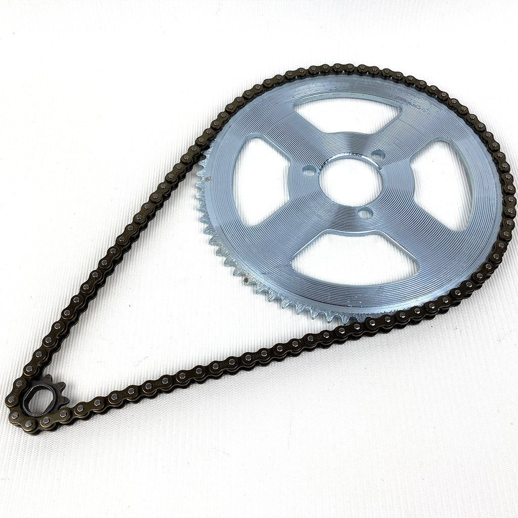 Комплект зірки та ланцюг 25H 104L + зірка 70t + зірка 9t для квадроцикла, фото 1