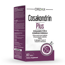 Orzax для суглобів та зв'язок Cosakondrin Plus для зменшення болю та запалення в суглобах 60 шт