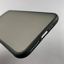 Чохол для Apple iPhone 11 Pro Max матовий із закритою камерою чохол на телефон айфон 11 про макс чорний tcb, фото 4