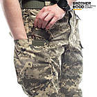 Штани тактичні військові для ЗСУ Brotherhood UTP rip stop 3.1 піксель, фото 6