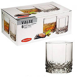 Набір склянок низьких Pasabahce Valse 6 штук 325 мл d8 см h9 см скло (42945V/6)