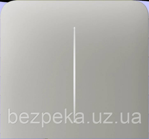 SideButton (2-gang) vertical oyster Бічна кнопка для двоклавішного вимикача Ajax, фото 1