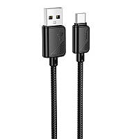 Дата кабель Hoco X113 Beneficio USB to Type-C (1m) Black