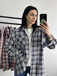Сорочка клітинка OverSize