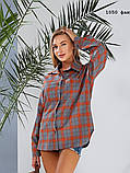 Трендова сорочка в  клітку 1050 фан, фото 6