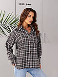 Трендова сорочка в  клітку 1050 фан, фото 4