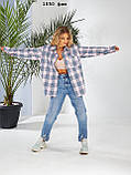 Трендова сорочка в  клітку 1050 фан, фото 5