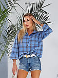 Трендова сорочка в  клітку 1050 фан, фото 8