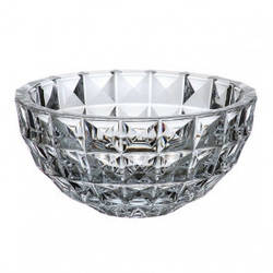 Фруктовниця Bohemia Diamond d28 см богемське скло (6КЕ30/99Т41/280)