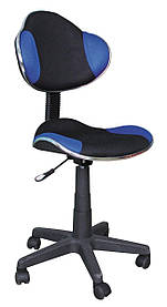 Крісло поворотне Q-G2 синє / чорне
