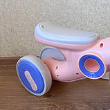 Дитячий біговел велобіг 1.5-3 роки JOY TL-66-300 колеса 6" пластикова рама підсвітка українська озвучування Оранж, фото 3