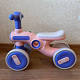 Дитячий біговел велобіг 1.5-3 роки JOY TL-66-300 колеса 6" пластикова рама підсвітка українська озвучування Оранж, фото 7