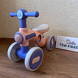Дитячий біговел велобіг 1.5-3 роки JOY TL-66-300 колеса 6" пластикова рама підсвітка українська озвучування Оранж, фото 8