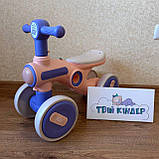 Дитячий біговел велобіг 1.5-3 роки JOY TL-66-300 колеса 6" пластикова рама підсвітка українська озвучування Оранж, фото 10