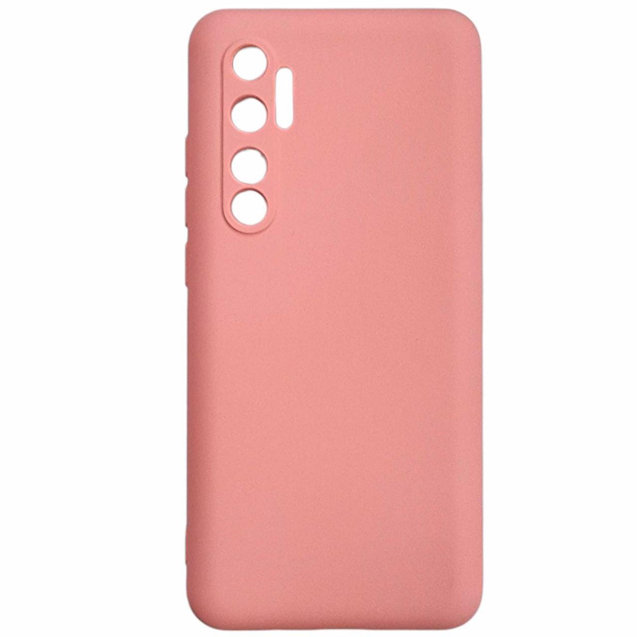 Чохол Xiaomi Mi Note 10 Lite- Aspor Silicone Full рожевий, фото 1