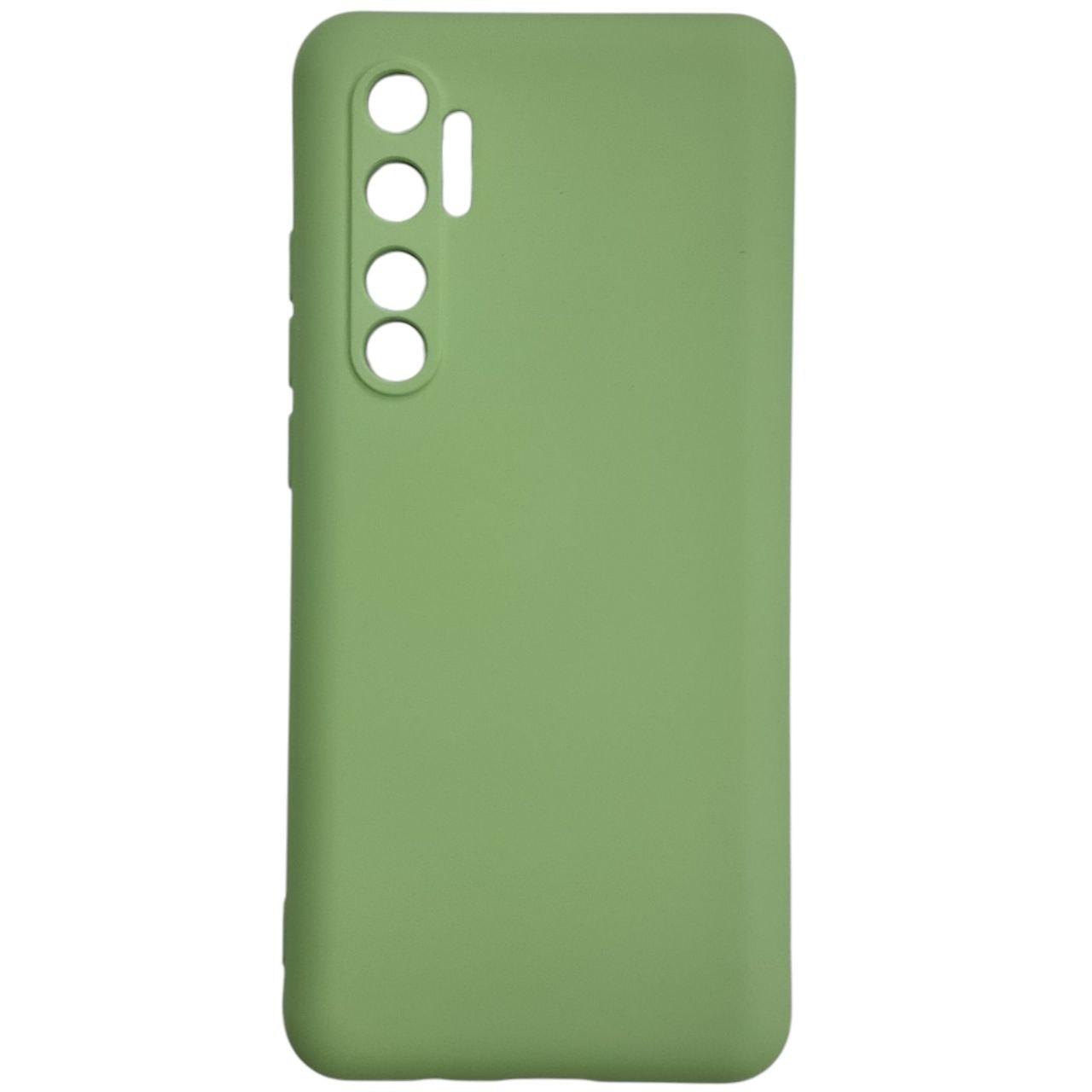 Чохол Xiaomi Mi Note 10 Lite- Aspor Silicone Full салатовий, фото 1
