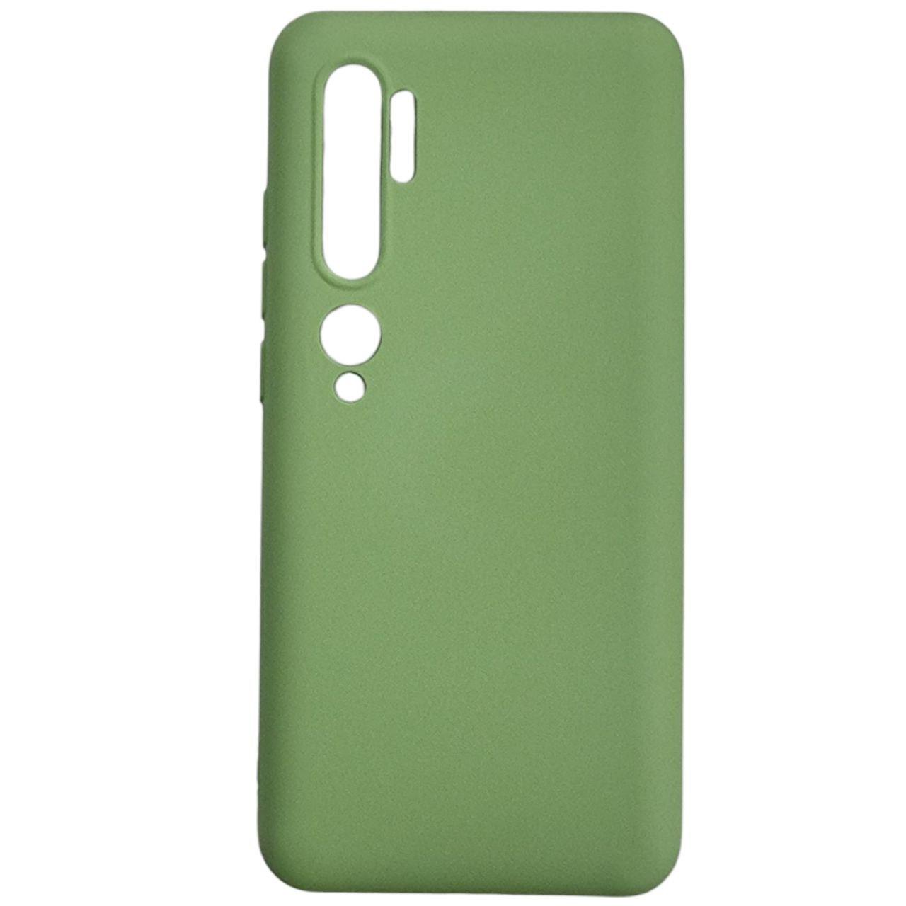 Чохол Xiaomi Mi Note 10/Mi Note 10 Pro- Aspor Silicone Full салатовий, фото 1